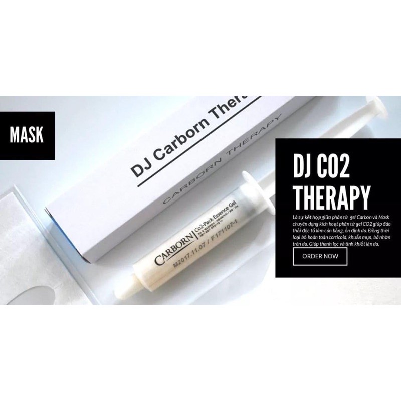 Dj co2 therapy mặt nạ thải độc tố cacbon