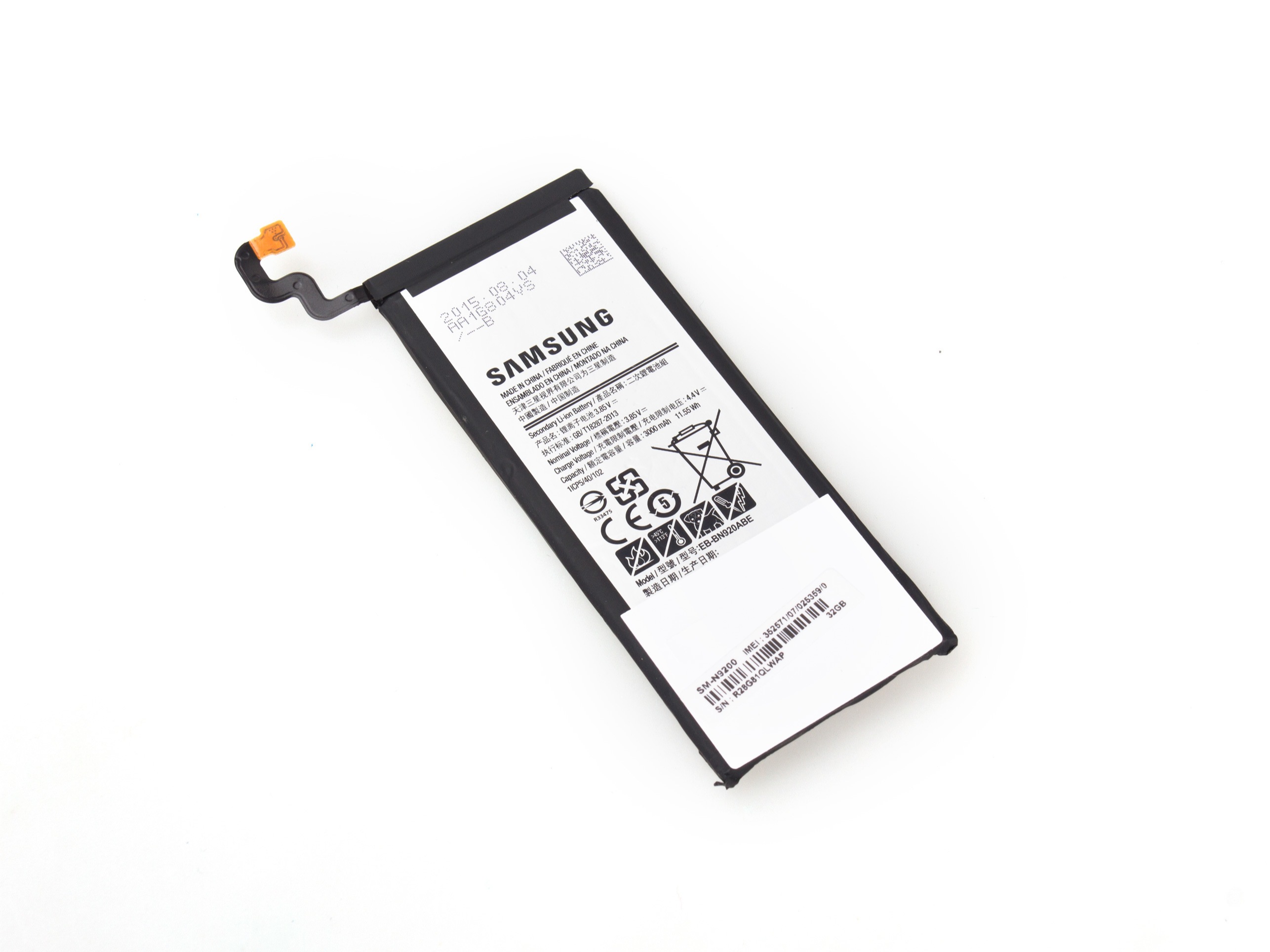 Pin samsung galaxy note 5-n920-bn920abe + tặng siêu dán pin