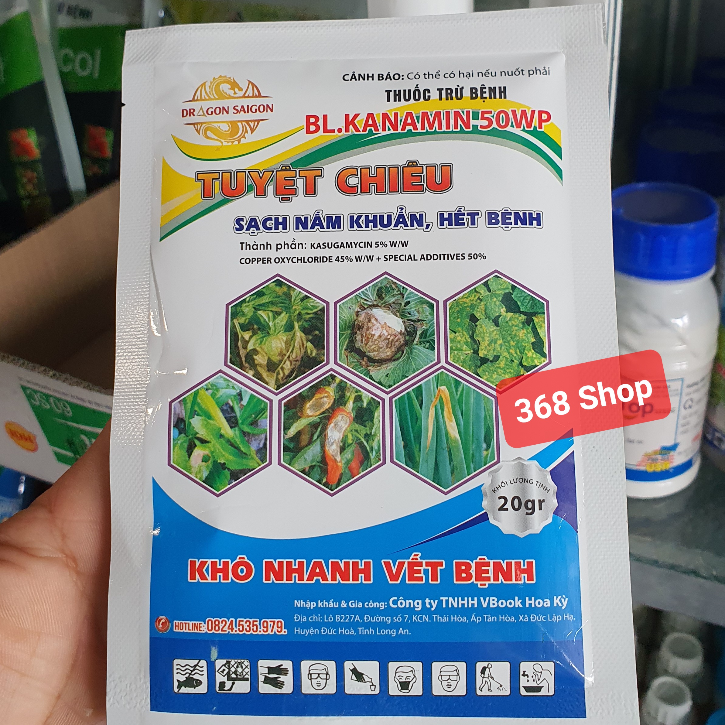Sạch nấm khuẩn 💖 hết bệnh thuốc trừ bệnh bl.kanamin 50wp 💎 tuyệt chiêu
