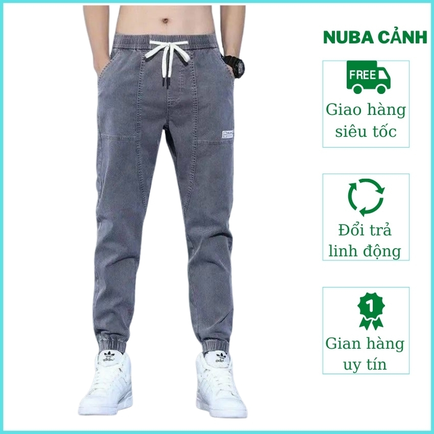 Quần Jean Nam Cao Cấp Hàn Quốc Co Giãn Thoáng Mát Đẹp Gía Rẻ, Quần Bò VAHARA 61