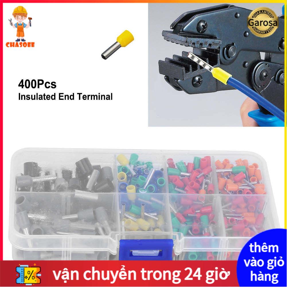 400 chiếc đầu cuối cách điện đầu nối loại ống nhựa châu âu có hộp đựng