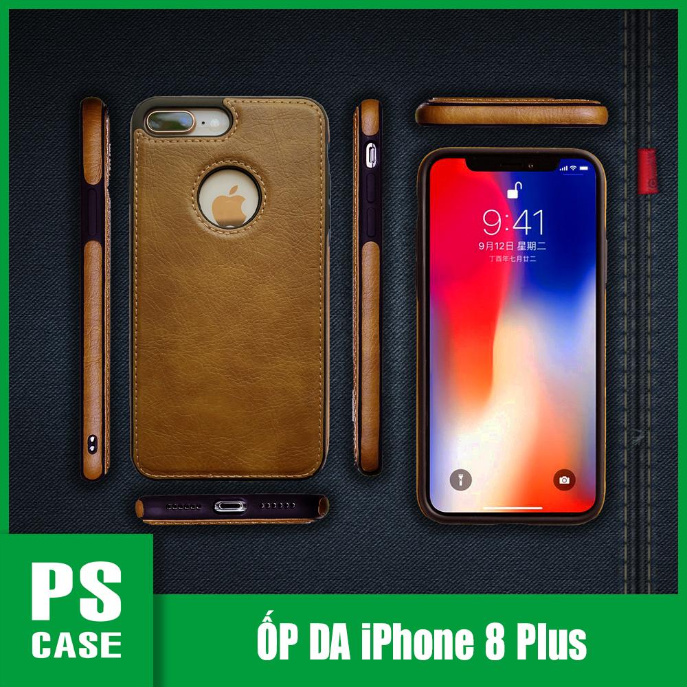 Ốp lưng da iphone 8 plus - ip 8 plus - ps case phân phối