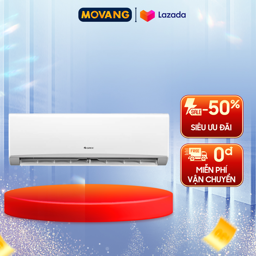 Điều hòa Gree COSMO24CN 1 chiều 24000BTU - Dân dụng, Làm lạnh nhanh Turbo, Chế độ Quiet