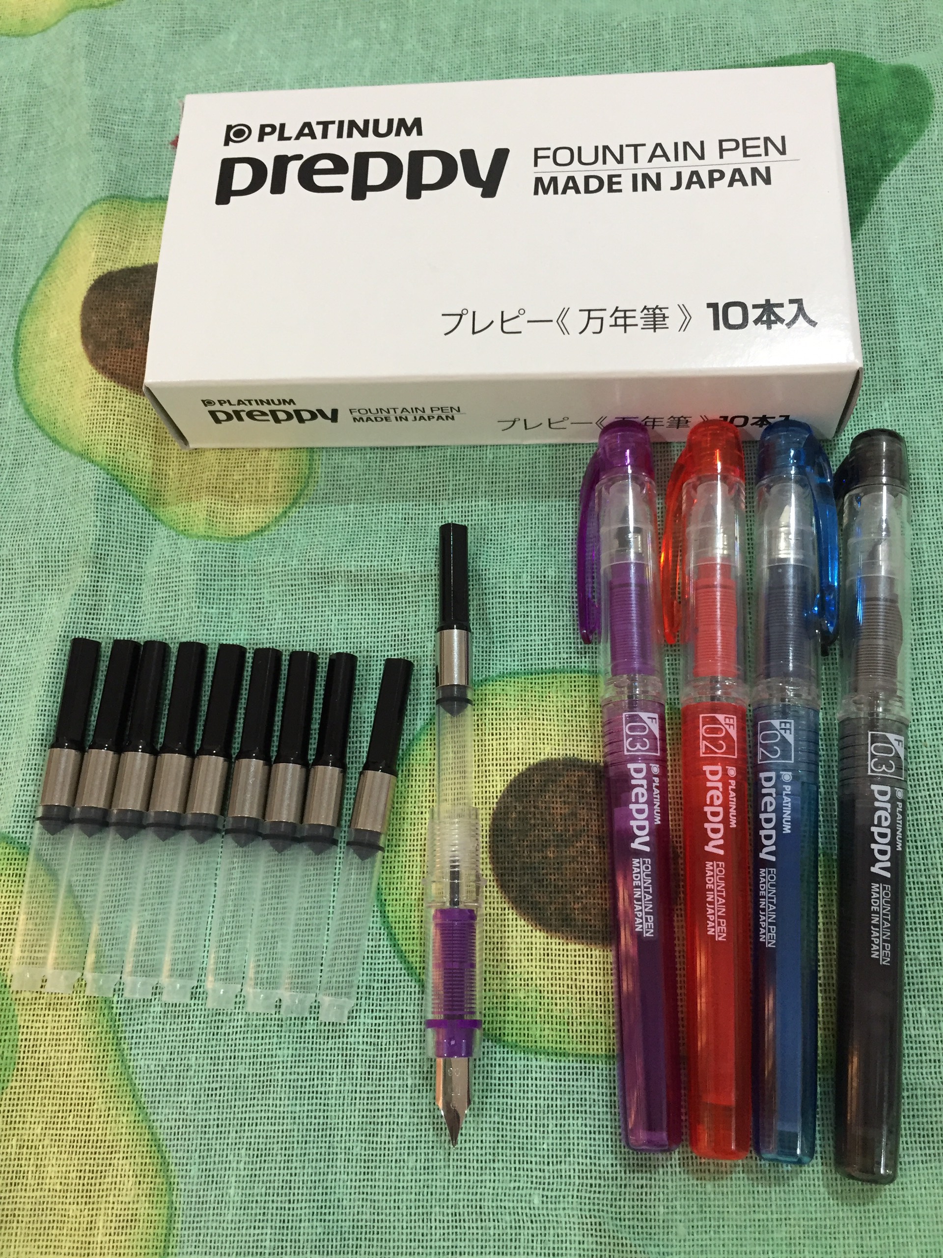 COMBO Bút máy Preppy Nhật bản + Bơm mực tiện dụng