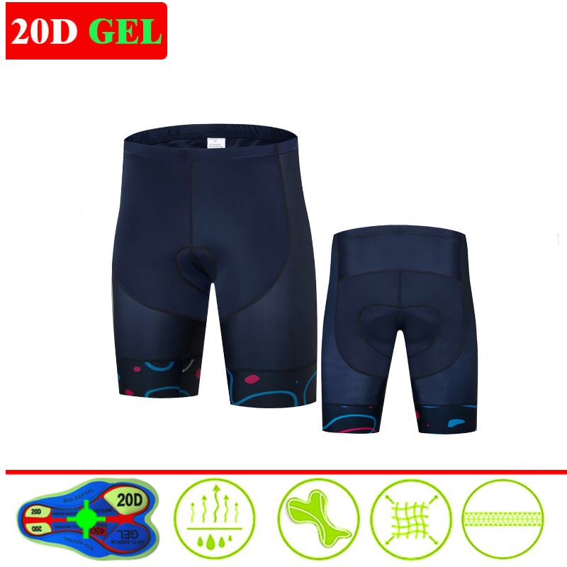 CHIYUE Quần short đi xe đạp cho nam 20D chống trượt đệm Gel đi xe đạp MTB Quần short xe đạp