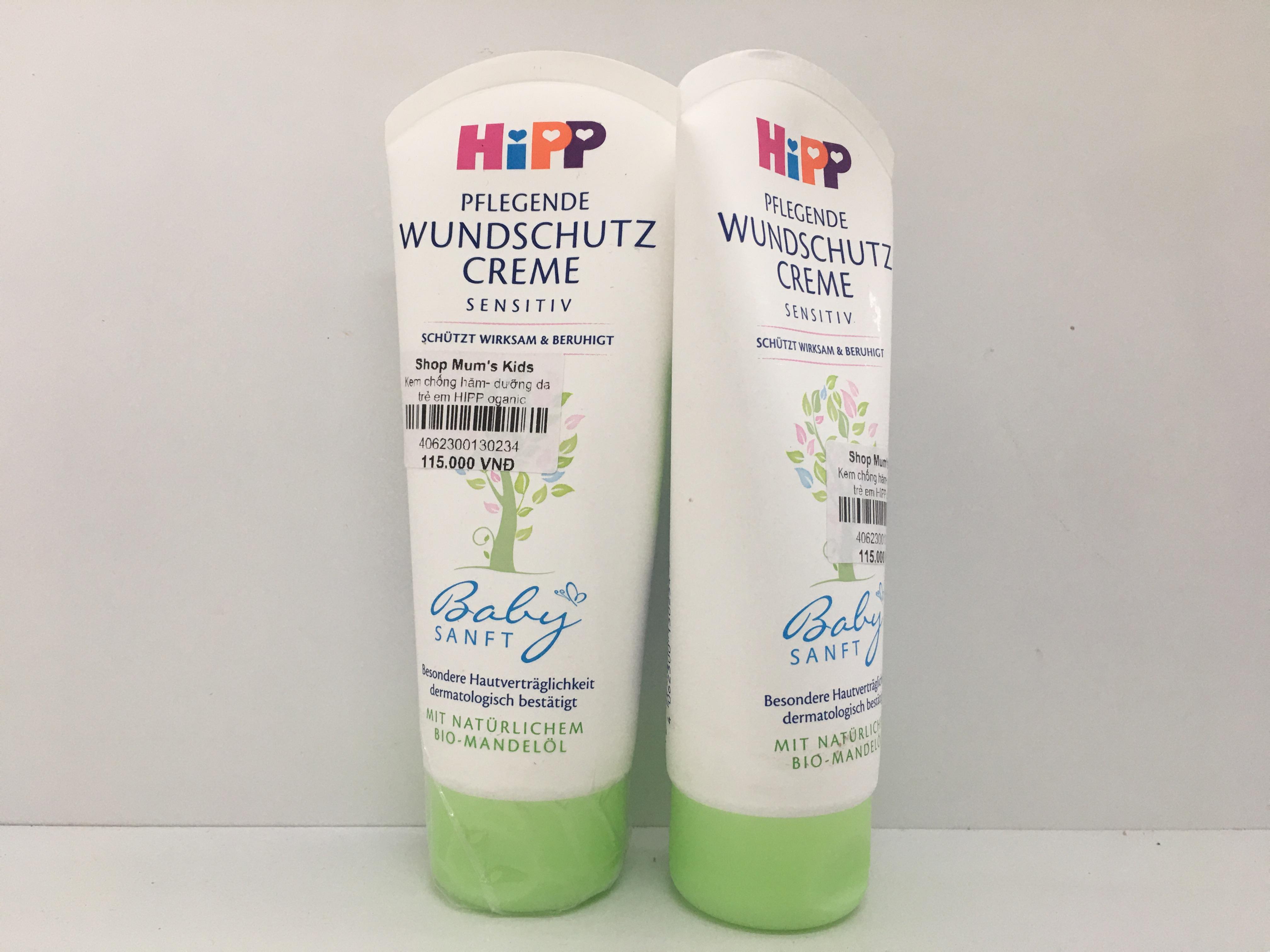 Kem chống hăm - dưỡng da trẻ em HiPP oganic