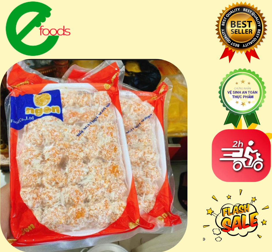 Viên ô ngon hải sản tẩm bột khay 500g