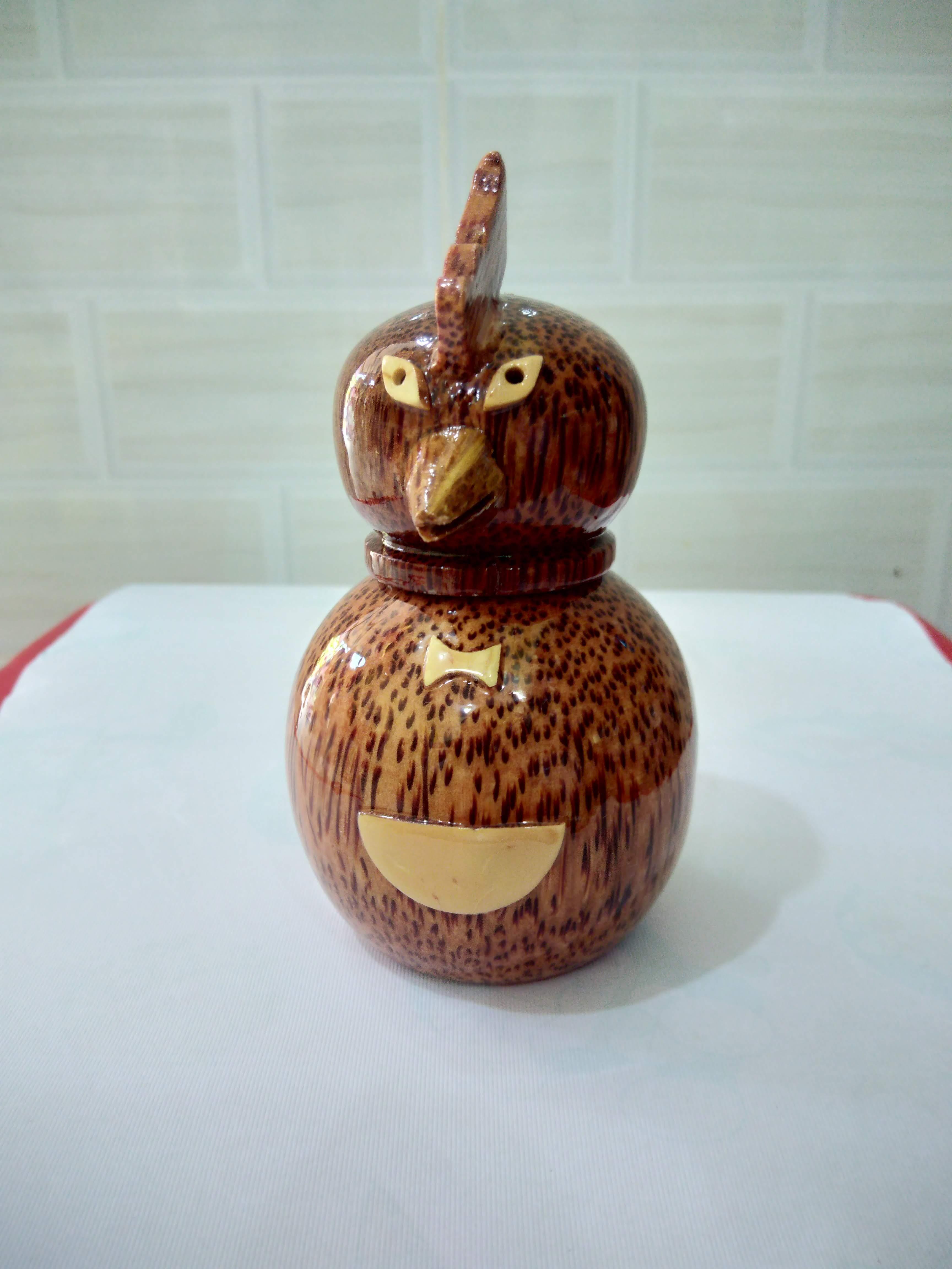 Hủ Tăm Bằng Gỗ Dừa Hình Thú - Tùy Chọn Loại Thú - Thủ Công Mỹ Nghệ Bến Tre