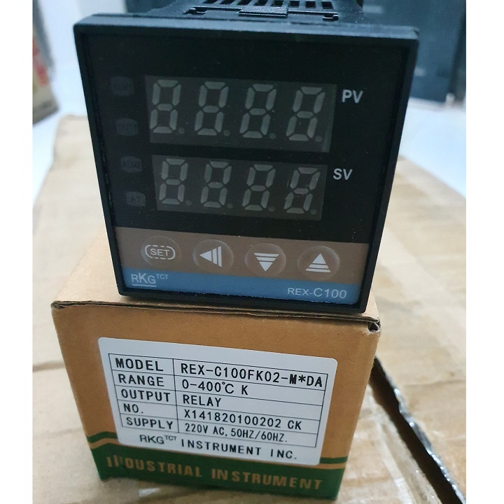 Đồng hồ điều khiển nhiệt độ, bộ điều khiển nhiệt độ ckc rex-c100 , ngỏ ra relay, ssr