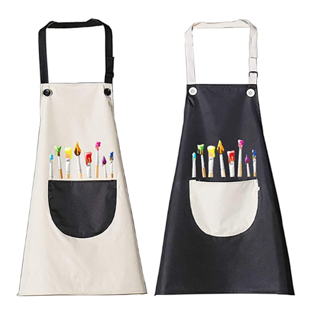 BEAUTYBIGBANG bộ Tạp Dề Trẻ Em Có Túi, Tạp Dề Vẽ, Tạp Dề Nấu Ăn Điều Chỉnh Được Cho Trẻ Em, Bé Trai Và Bé Gái, Tạp Dề Nấu Ăn Cho Trẻ Tập Đi Có Thể Điều Chỉnh Để Làm Đồ Thủ Công, Vẽ Tranh, Làm Bánh, Nấu Ăn