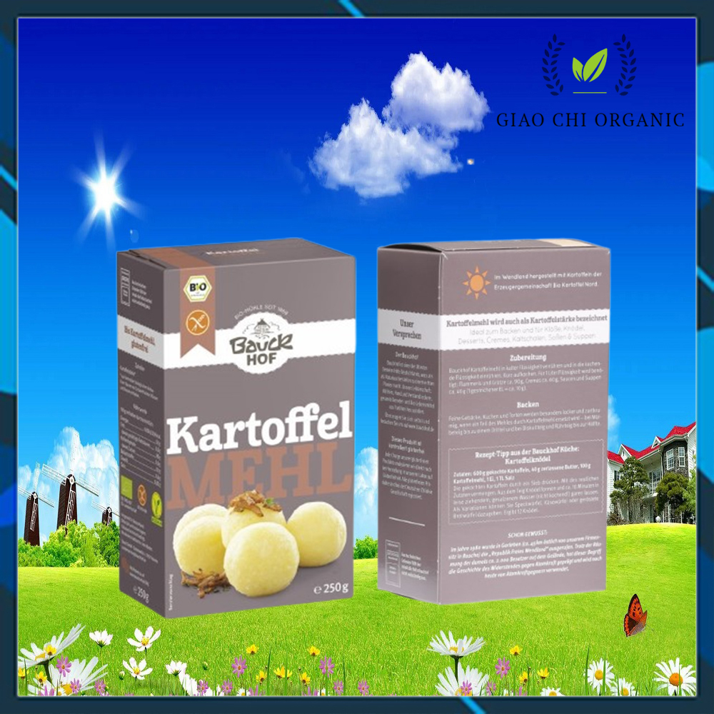 Tinh bột khoai tây hữu cơ Bauck Hof 250g