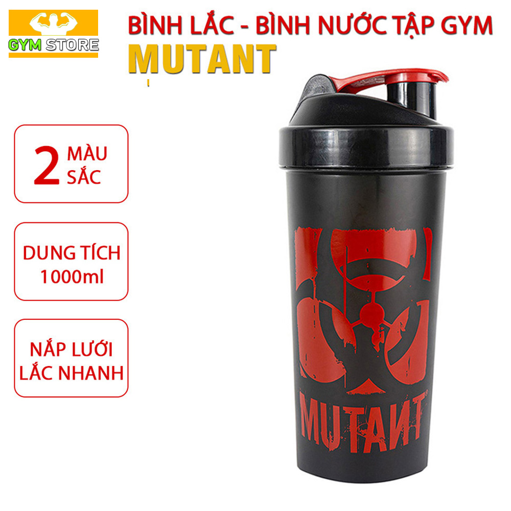 Bình Bình lắc tập Gym Mutant 1000ml - Bình lắc tập gym 1L