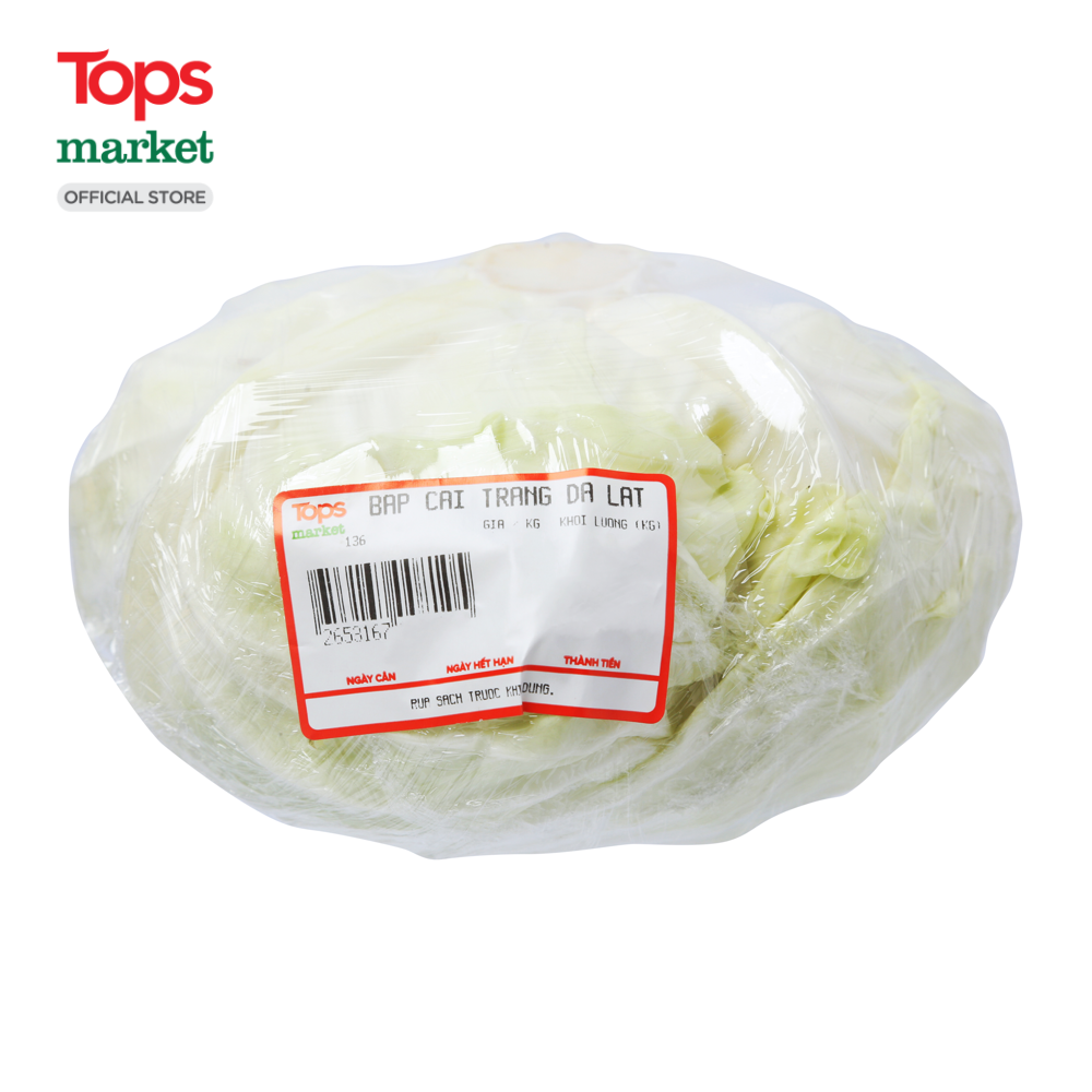 Bắp Cải Trắng Đà Lạt 1Kg