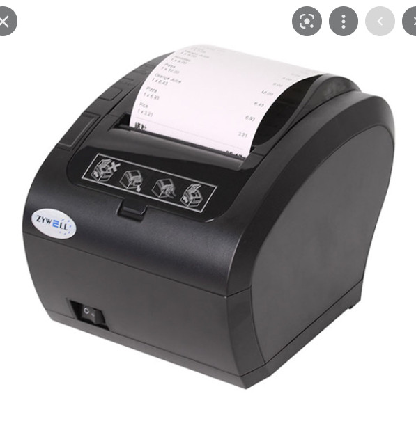 Máy in hoá đơn ZYWELL 303 USB LAN WIFI in bill tính tiền POS từ các phần mềm bán hàng khổ giấy 80mm