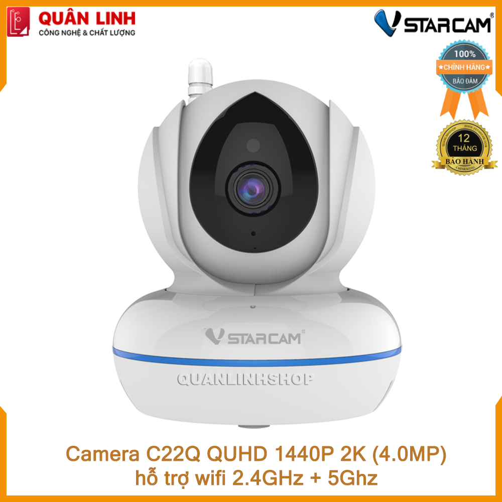 Camera giám sát ip wifi hồng ngoại ban đêm vstarcam c22q quhd 1440p 4mp
