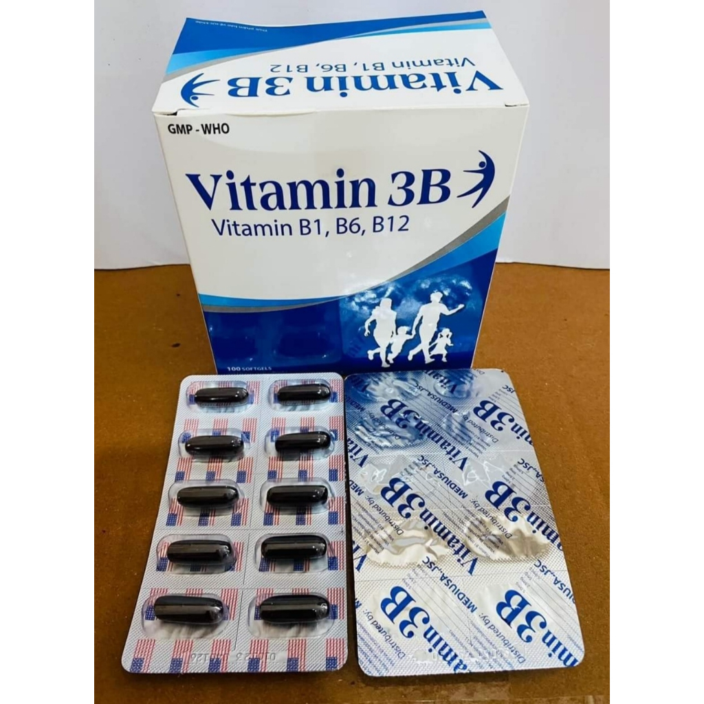 Vitamin 3B bổ sung Vitamin b1 b6 b12 bổ sung dưỡng chất cho cơ thể