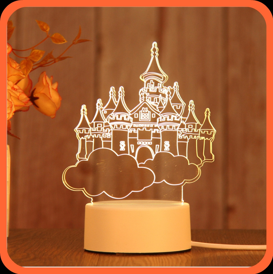 Đèn ngủ để bàn đẹp - Khắc hình 2D 3D - quà tặng trang trí vô cùng ý nghĩa. Ánh sáng của đèn được phát ra dễ chịu, phù hợp với không gian phòng ngủ.