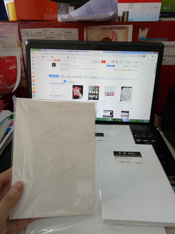 4 tập giấy ảnh sapphire A4