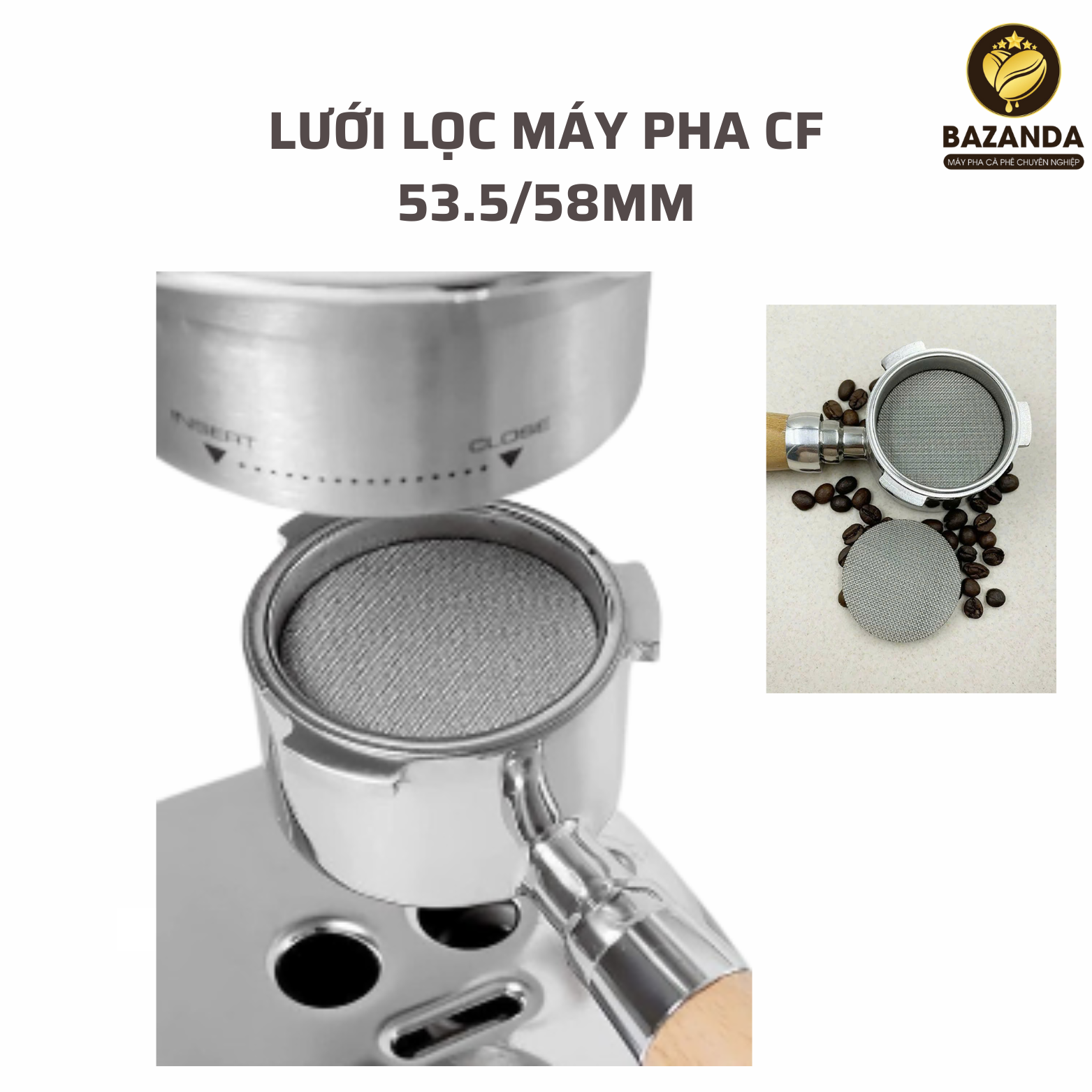 Lưới Lọc Máy Pha Cà Phê  53.5 / 58.mm