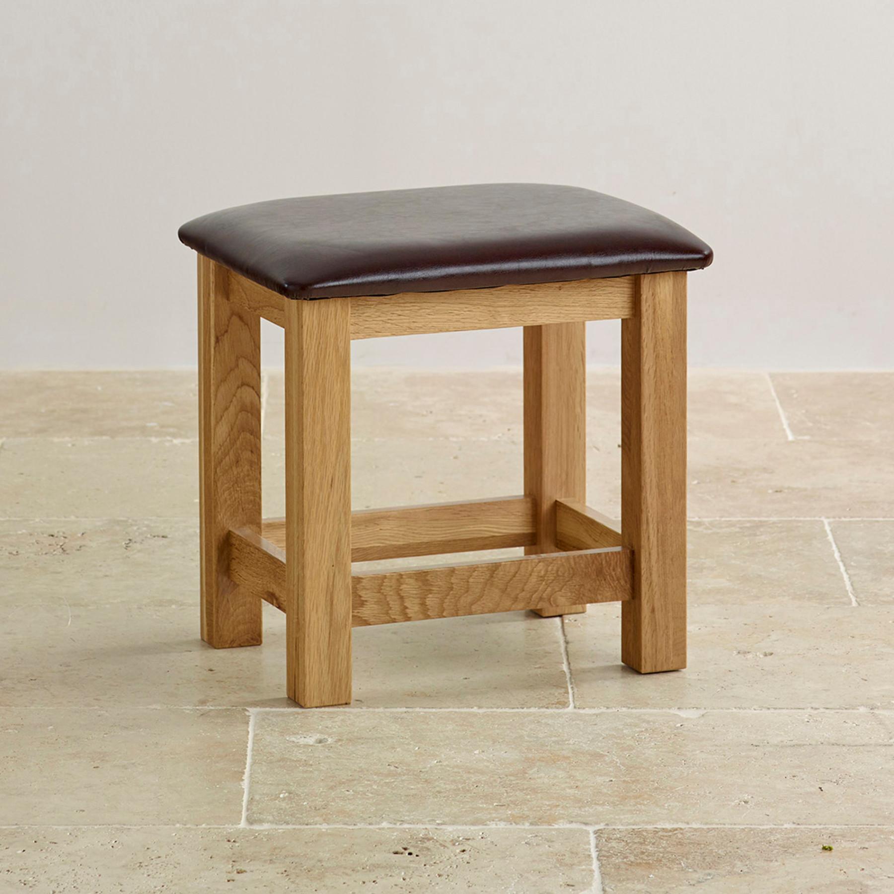 Ghế đôn bàn trang điểm gỗ sồi Camber