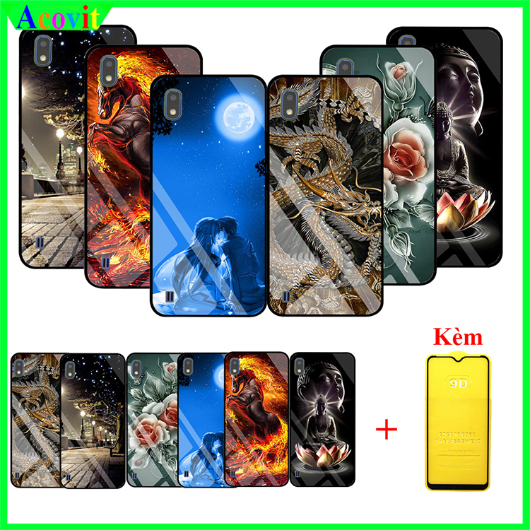 "COMBO ỐP lưng SAMSUNG A10 kính 3D"  _Kiểu dáng sang trọng, mặt kính siêu nét chống bẩn, chống bụi_ Hình ảnh sắc nét, Không mờ