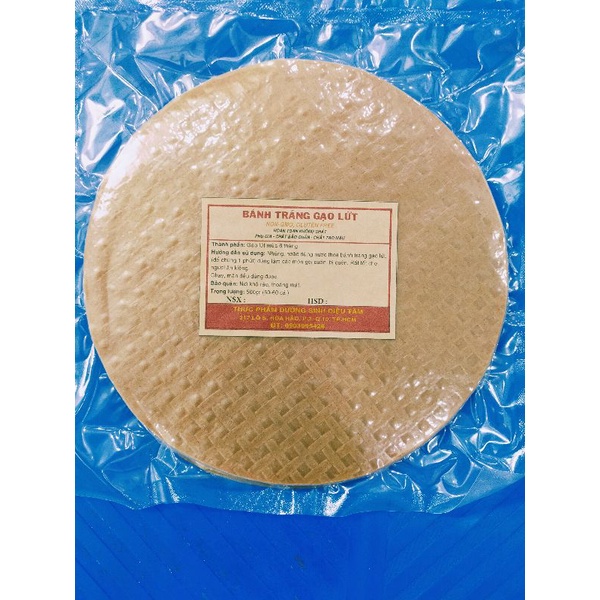 Bánh tráng gạo lứt đỏ ăn kiêng Eatclean300g