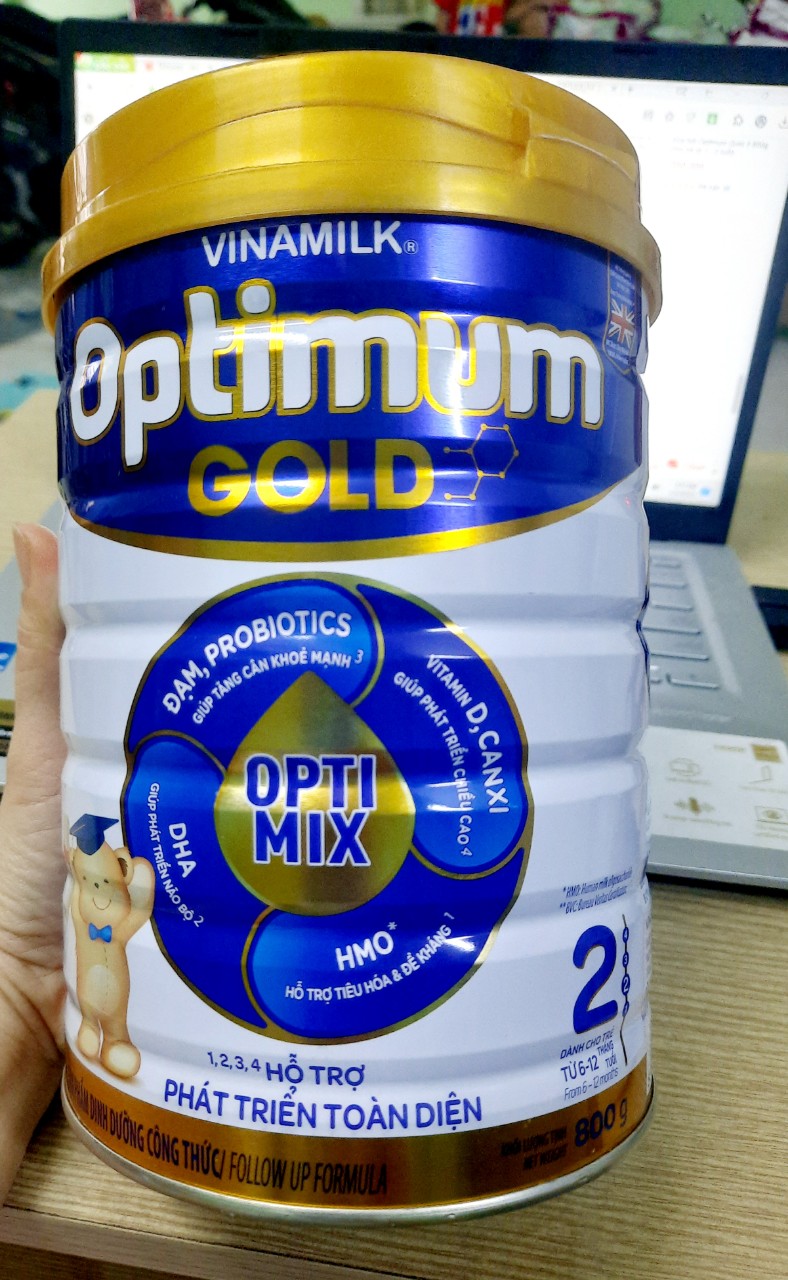 Sữa Bột Optimum Gold HMO 2 850g HSD 2025