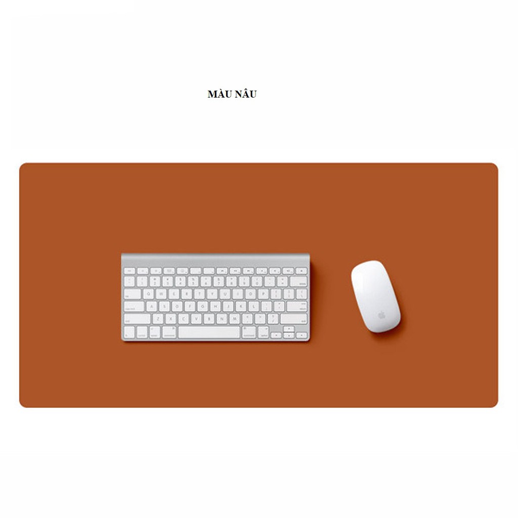 [Size 50x100cm] Deskpad Bàn Di Chuột Miếng Lót Chuột Cỡ Lớn 2 Mặt Kiêm Deskpad Thảm Da, Trải Bàn Làm Việc Chống Nước