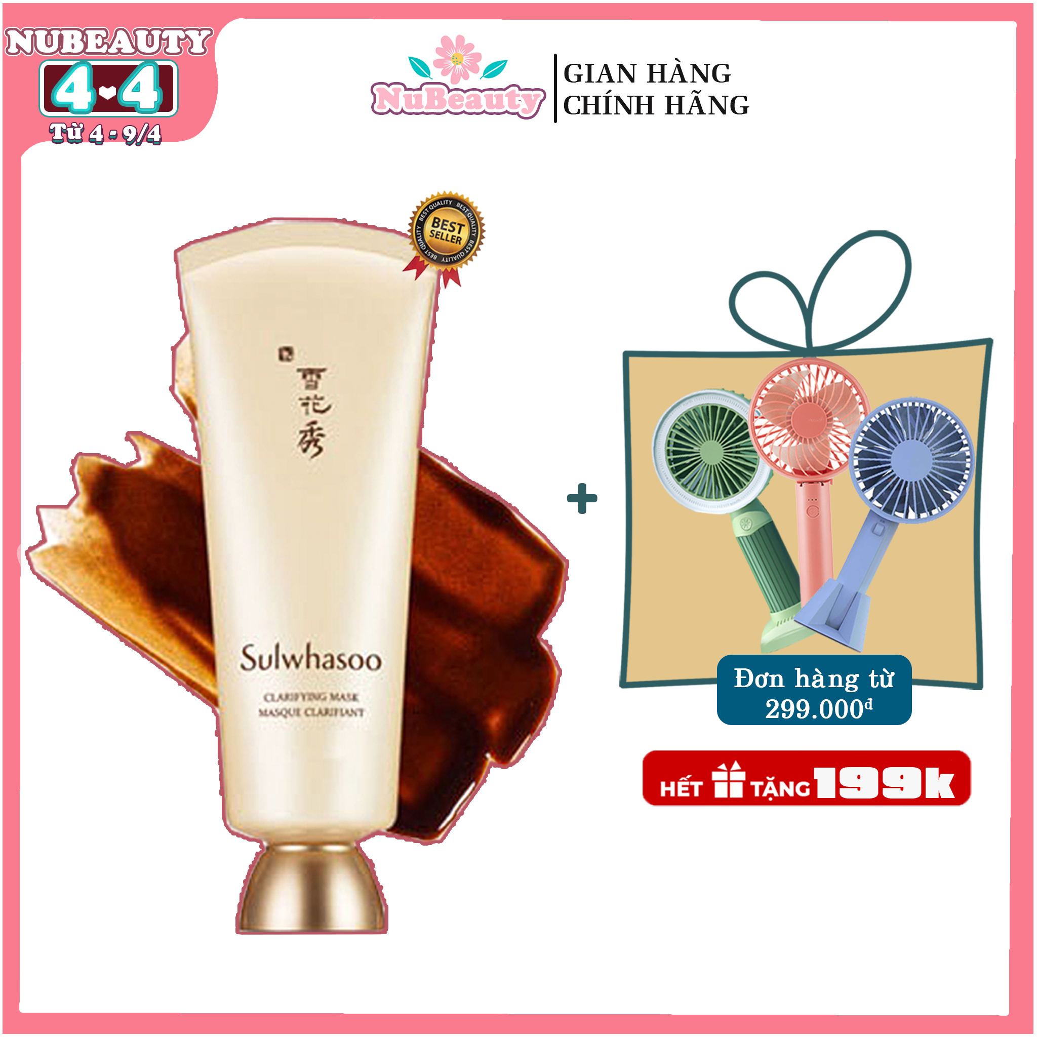 🌺 CHÍNH HÃNG 🌺 Mặt nạ lột Sulwhasoo thảo dược sáng da loại bỏ tế bào chết và mụn cám Clarifying Mask 35ml 🌺 FREE SHIP 🌺