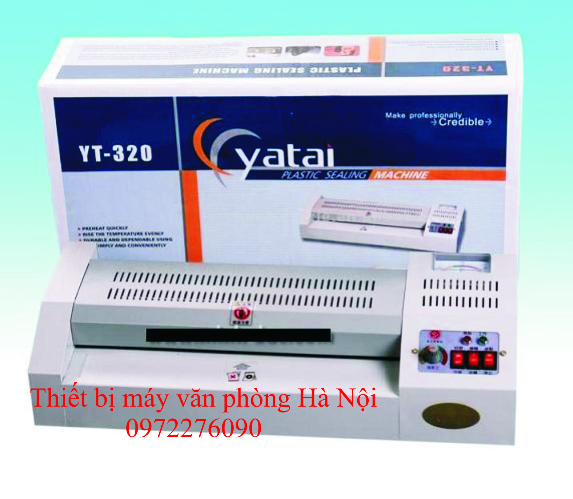 máy ép Plastic YT 320 - khổ A3