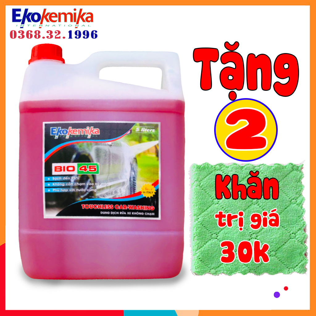 Nước rửa xe không chạm Bio45 - 5L