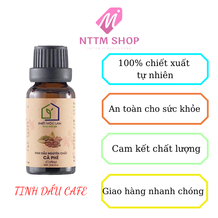 Tinh dầu CAFE (THIẾT Mộc LAN) chiết xuất 100% từ thiên nhiên nguyên chất tinh dầu CAFE giúp thơm phòng,khử mùi phòng,đuổi muỗi côn trùng,mang đến giấc ngủ ngon cho bạn 10ml