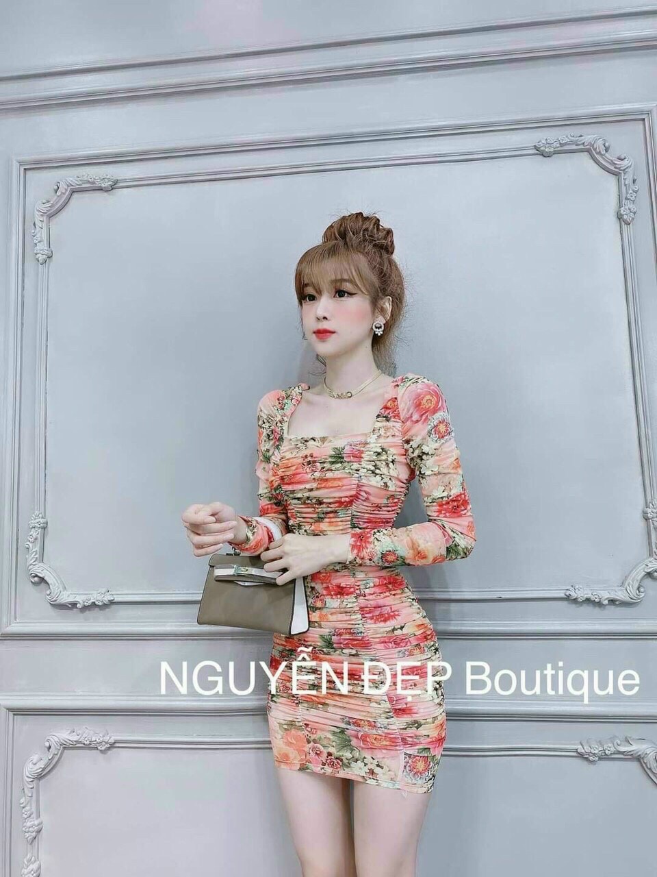 [HCM]BODY THÂN NHÚN HỌA TIẾT HOA TƯƠI XINH CHO CÁC BẠN GÁI QQCC
