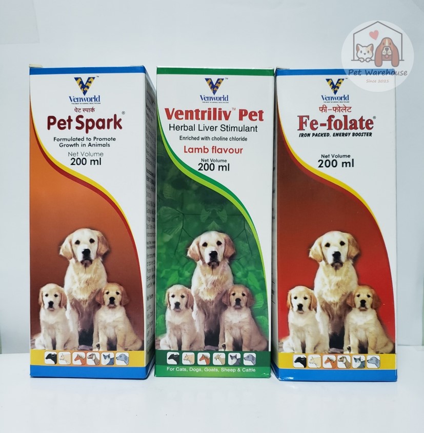 PET SPARK, nước bổ sung dinh dưỡng, cung cấp vitamin cho chó mèo