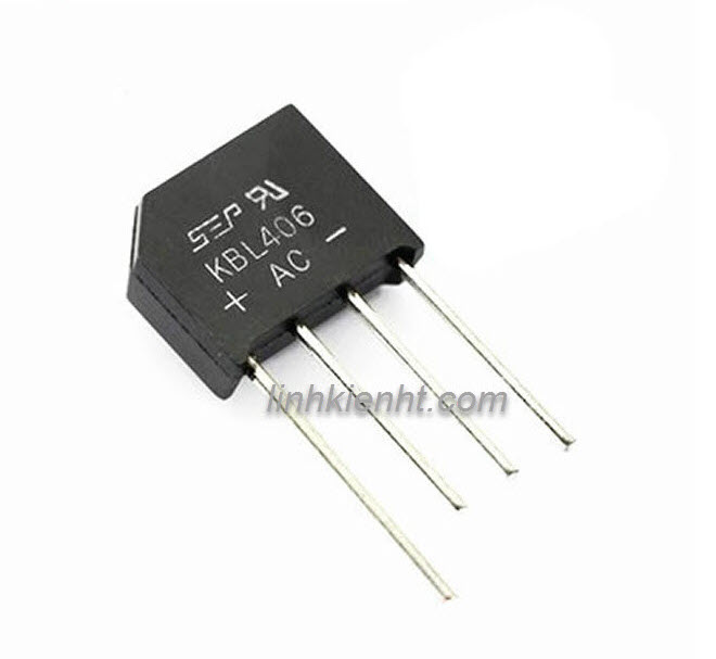 10 cái cầu đi ốt 4a cầu chỉnh lưu 4a kbl406 4a 600v cầu diode