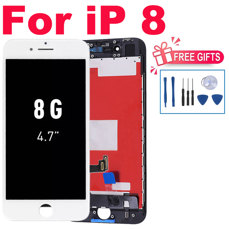 Bộ màn hình cho iPhone 8 / iP8, màn hình i8 / 8G, LCD Display Panels For iPhone 8G Touch Screen Digitizer Assembly Replacement