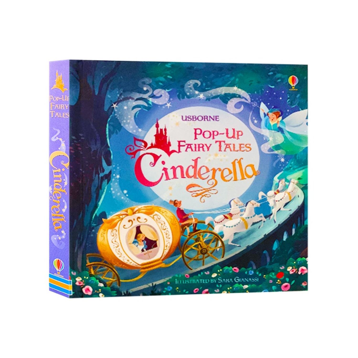Sách tiếng Anh cho bé dạng 3D Pop-up của Usborne quyển Cinderella , Dinosaurs, Birds, Garden, Seasons, Jungle, Snow White và Sleeping Beauty