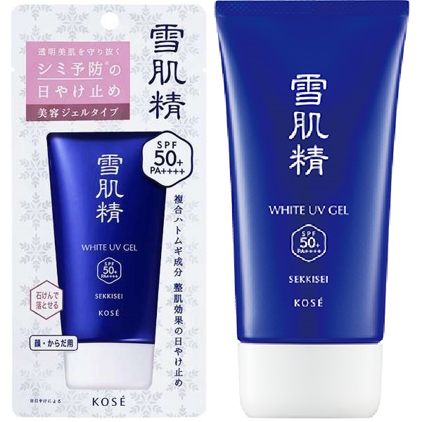 Kem chống nắng Kose SEKKISEI White UV Gel SPF50+/PA++++ (80g)