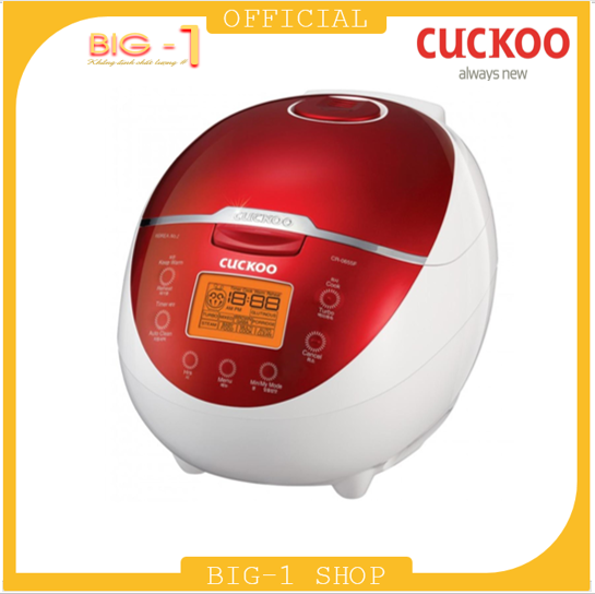 [RẺ VÔ ĐỊCH] Nồi Cơm Điện Tử Cao Cấp Cuckoo CR-0655F (1.08 Lít) - Bảo Hành 2 Năm