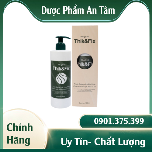 Dầu gội nữ thik & fix - mọc tóc phong cách nhật bản - dầu gội nữ thik&fix - hỗ trợ làm đen tóc