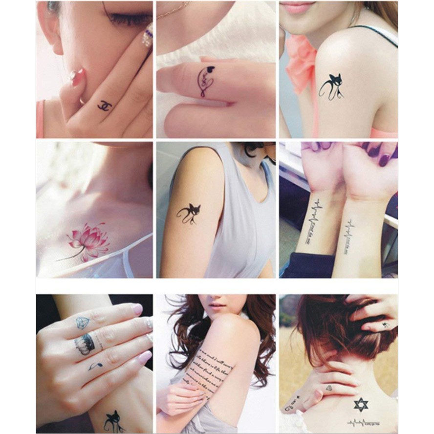 Hình xăm giả tatoo mini