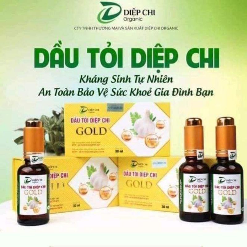 Dầu tỏi diệp chi gold bổ sung vitamin, phòng cúm, khỏi ngạt mũi, nguồn kháng sinh tự nhiên cho bé