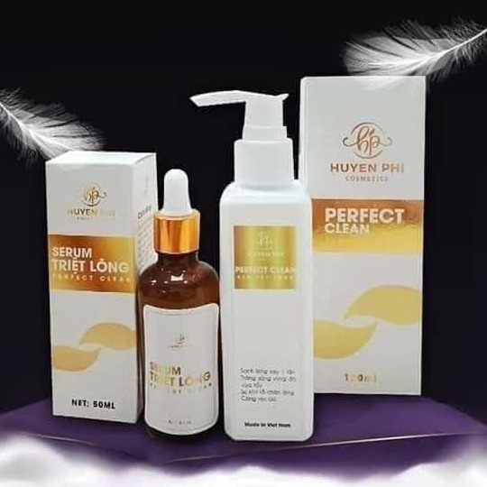 [HCM]Combo Kem tẩy lông huyền phi VÀ Serum triệt lông vĩnh viễn huyền phi