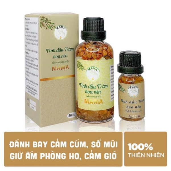 Tinh dầu tràm ngâm hoa nén Mama cao cấp