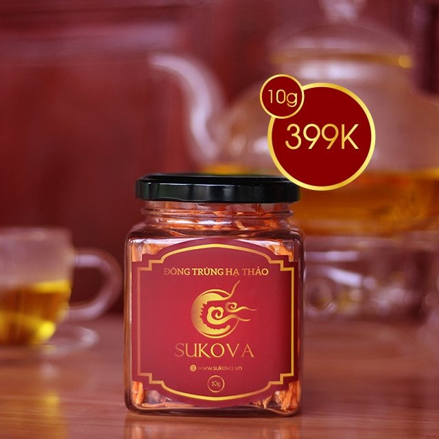 [ 10gr ] Đông Trùng Hạ Thảo SUKOVA (sợi khô - sấy thăng hoa) Tăng cường sức khỏe hiệu quả sau 1 tuần