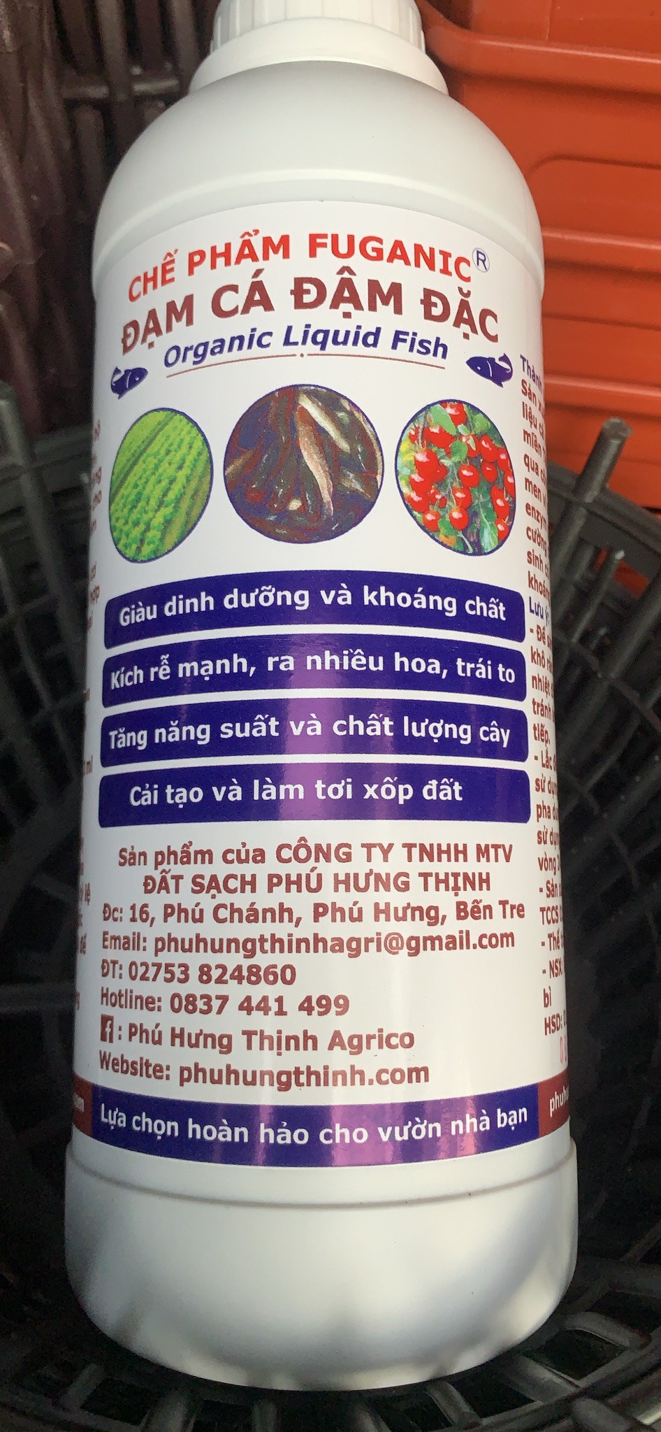 Phân bón đạm cá Fuganic bình 1 lít