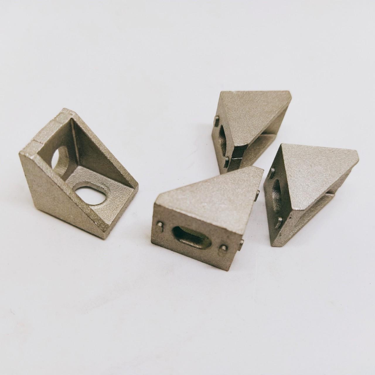 Bộ 4 ke vuông nhôm cỡ nhỏ cho nhôm định hình 20