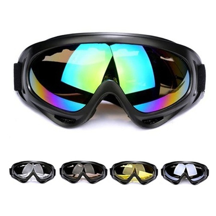 [Xả Kho 3 Ngày] Mắt Kính Đi Phượt chống bụi và tia UV400 (Kính Dùng Cho Mũ 1/2 và 3/4)