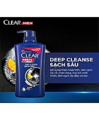 Dầu gội sạch gàu Clear Men Deep Cleanse sạch sâu 650g