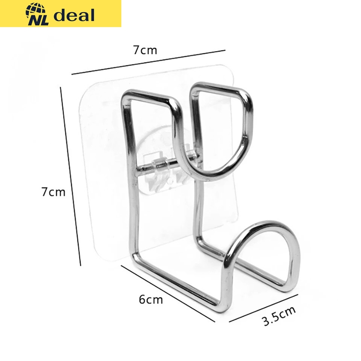 Nldeal Móc Dán Tường Treo Thớt Thau Chậu Chất Liệu Inox 304 Cực Chắc Chịu Lực Tối Đa 5KG